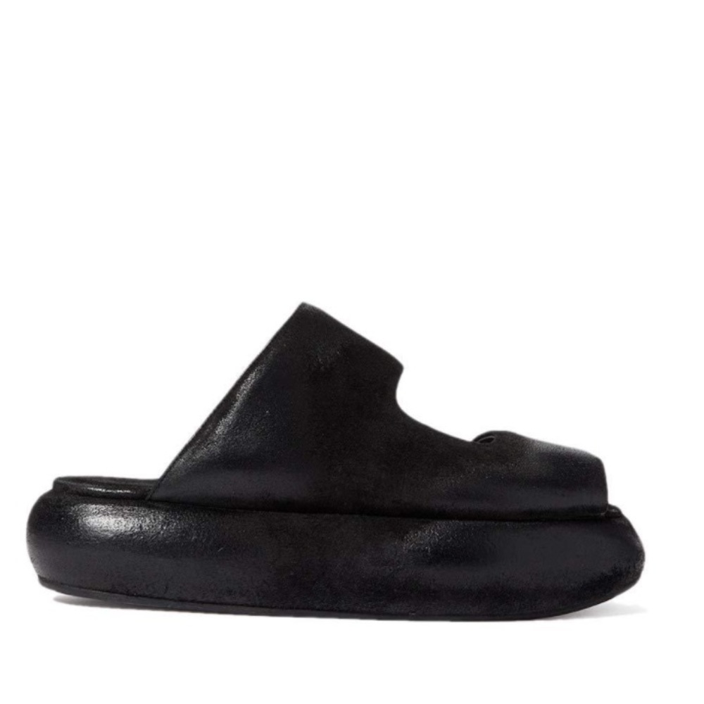 Marsell Black Ciambellona Platform Sandals 38.5